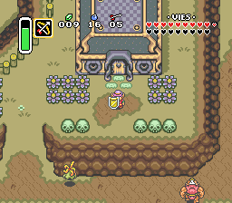 Legend of Zelda, The - A Link to the Past (France) In game screenshot